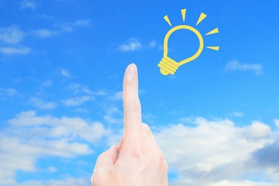 アイデアを思いつく