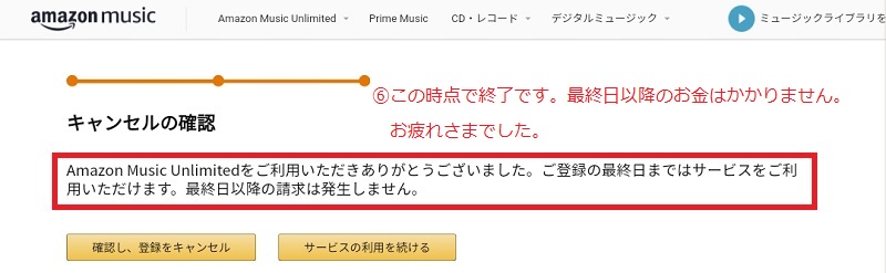 Music解約方法4