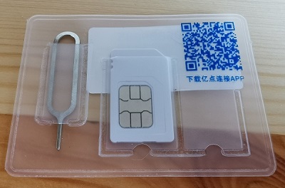 iVideoのSIMカード